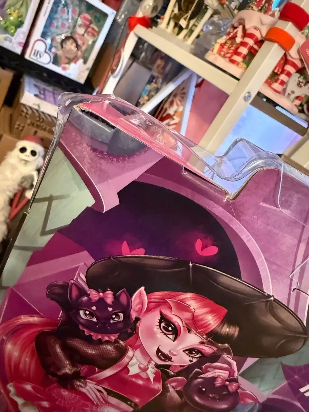 Monster High Creepover Party Draculaura Doll With Count Fabulous Pet Bat NRFB